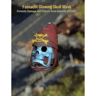 Fasnacht Glowing Skull Mask