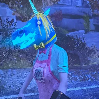Glowing Unicorn Mask