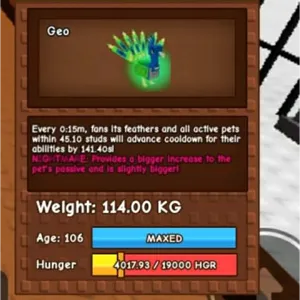 NIGHTMARE PEACOCK 114kg