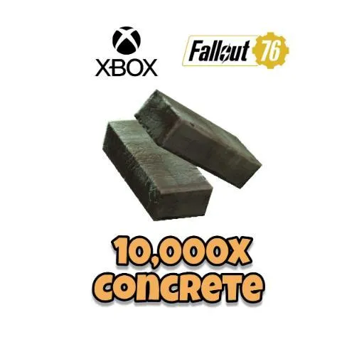 concrete 10k - Fallout 76 Game Items - Gameflip