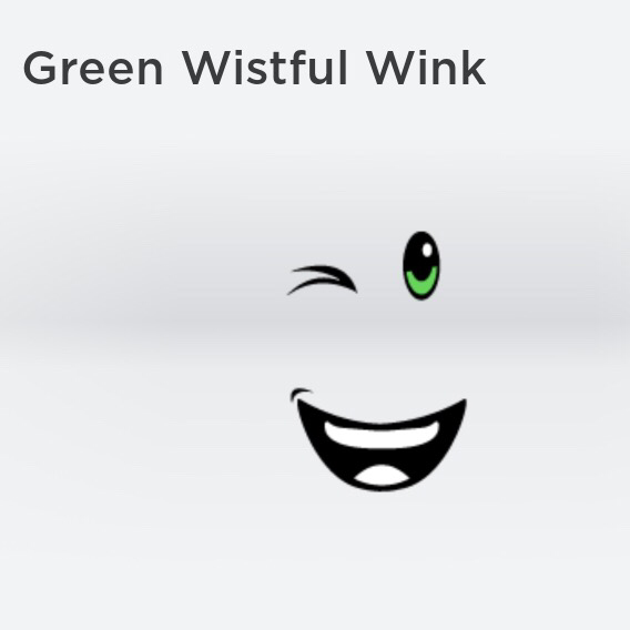 Limited Red Goof Wistful Wink In Game Items Gameflip - roblox wink face