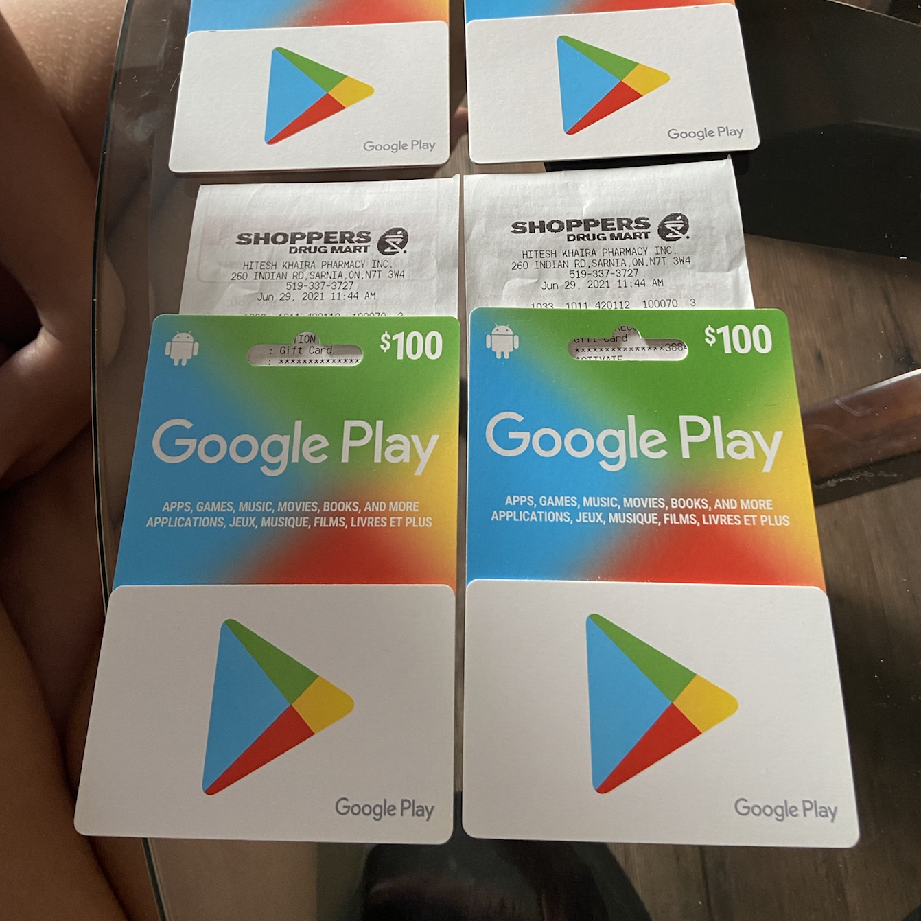 100.00 Google Play Google Play Gift Cards Gameflip