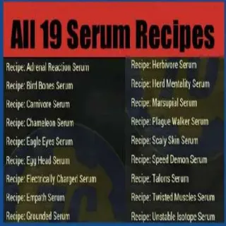 All 19 Serum Plans
