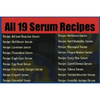 All 19 Serum Plans