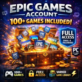 Epic Games Account with 100+ Games | Email Access | PC