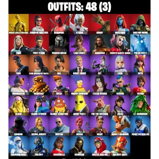 🔥 Fortnite Account 🔥| 49 Skins |✅ All Platforms ✅| 550 V-Bucks |✅ Full Access ✅| 