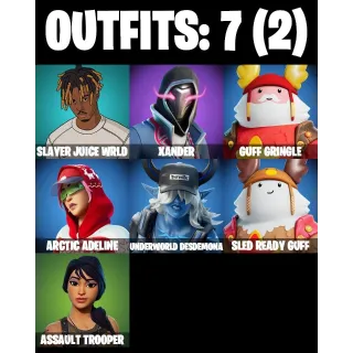 fortnite account |✅ PC - PS5  ✅| 8 skins  |100 VB ✅  Full access ✅