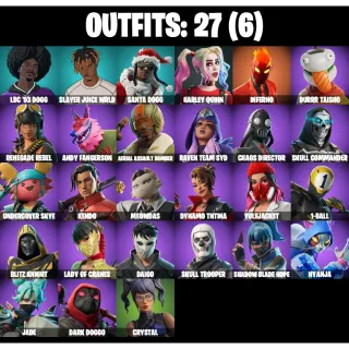 🔥 fortnite account 🔥| 28 skins |✅ full access ✅| 50 V-Bucks