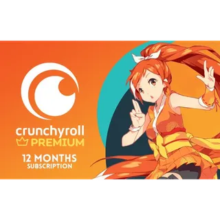 Crunchyroll Premium Mega Fan 1 year