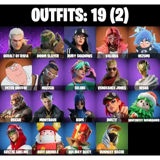 fortnite account |✅ PC - PS5 - XBOX  ✅| 20 skins  |700 VB ✅  Full access ✅