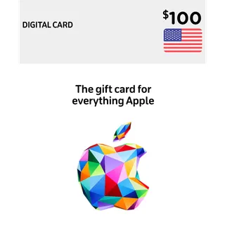 $100.00 Apple Gift Card Bundle (US Region) - 10 Codes