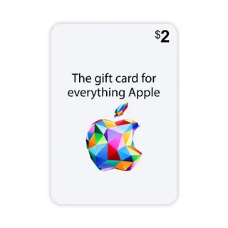 $2 Apple Gift Card (US Region)