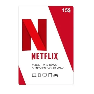 Netflix Gift Card 15 USD US