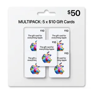$50.00 Apple Gift Card Bundle (US Region) - 5 Codes