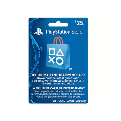 $50 Sony Playstation Store Gift Card. 2, $25 Sony PS Store ...