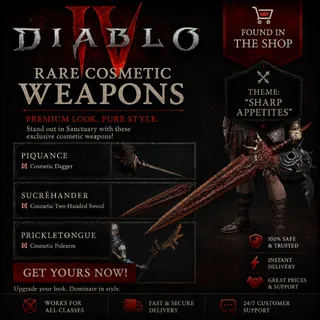 Diablo IV Trolli Weapon Pack