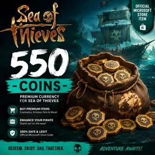 Sea of Thieves: Ancient Coin Pack 550 Coins