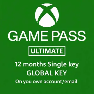 Xbox Game Pass Ultimate 12m Months Global