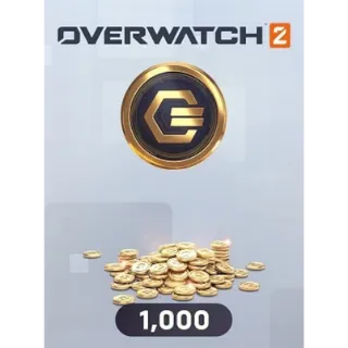 1000 Coins Overwatch 2 Digital Code