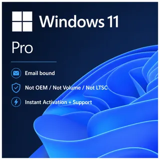 Windows 11 Pro Retail Key (Official Microsoft Purchase) Email bound | Not OEM / Not Volume / Not LTSC | Instant Activation 