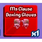 BADDIES MS CLAUSE BOXING GLOVES