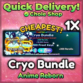  Anime Reborn Cryo Bundle