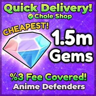 Anime Defenders Gems