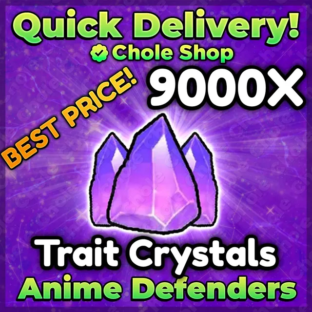 Trait Crystal - Anime Defenders Game Items - Gameflip