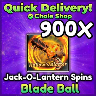 Blade Ball Jack o Lantern Spins