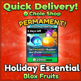  Holiday Essential Blox Fruits