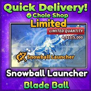 Snowball Launcher Blade Ball