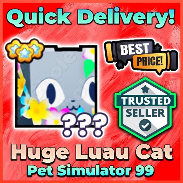 Huge Luau Cat - Roblox Game Items - Gameflip