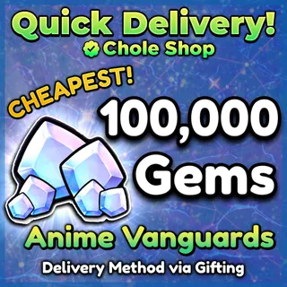 Anime Vanguards Gems