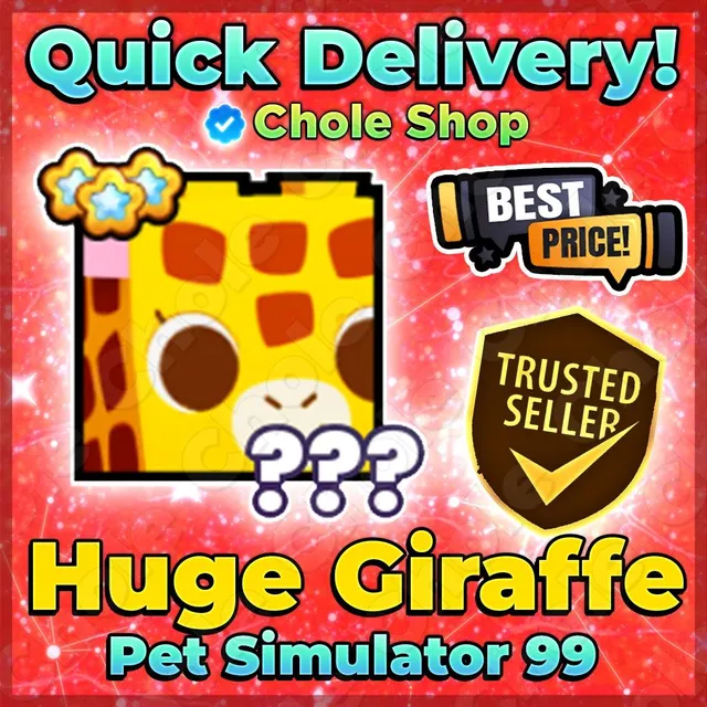 Huge Giraffe - Roblox Game Items - Gameflip