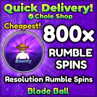 Blade Ball Resolution Rumble Spins