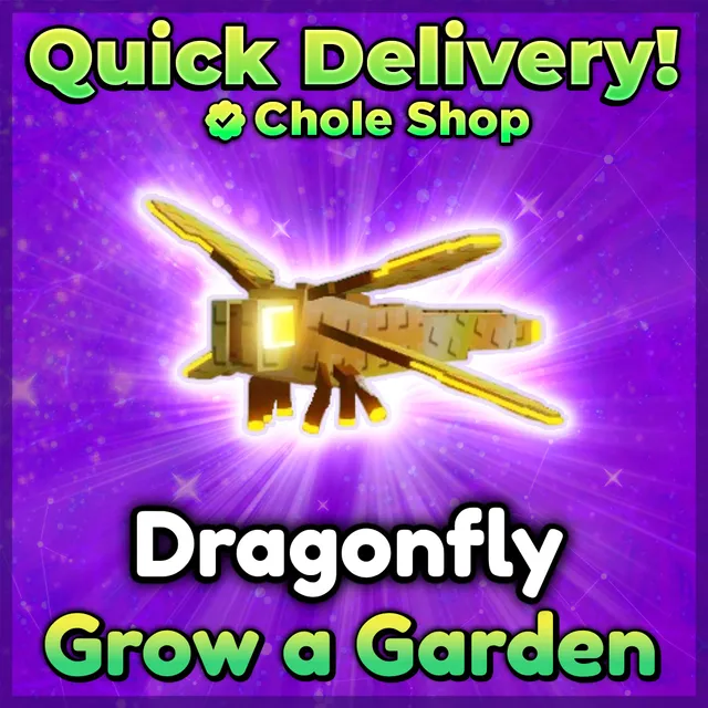 Dragonfly Grow A Garden Roblox Game Item Gameflip