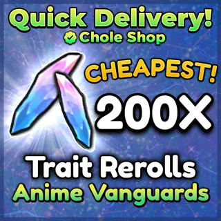 Anime Vanguards Trait Reroll