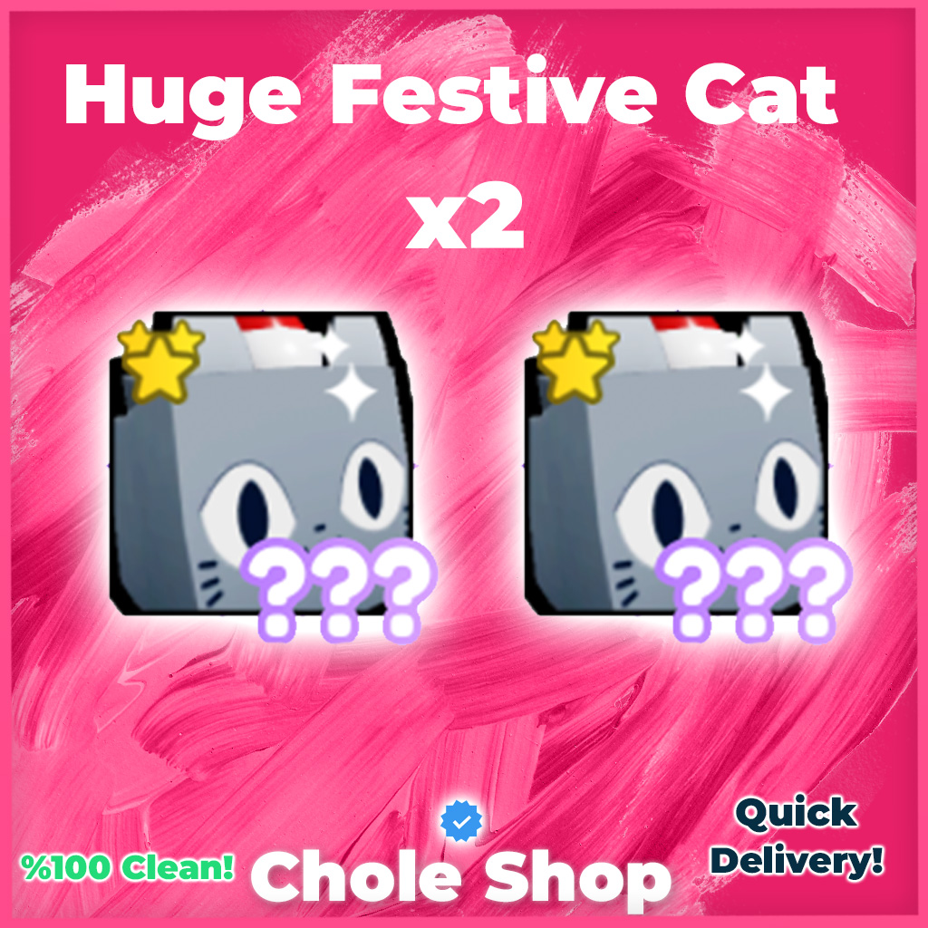 Huge Festive Cat Game Items Gameflip
