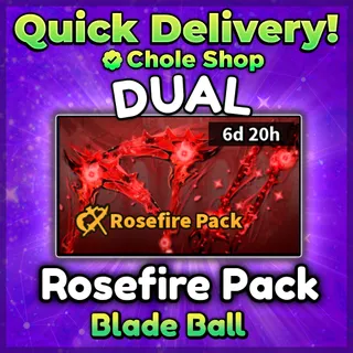 Blade Ball Rosefire Pack Dual