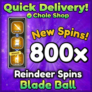 Blade Ball Reindeer Spins