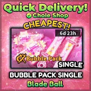 Bubble Pack Single