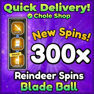 Blade Ball Reindeer Spins