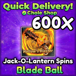 Blade Ball Jack o Lantern Spins