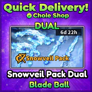  Blade Ball Snowveil Pack Dual