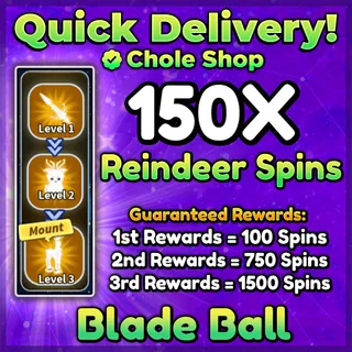  Blade Ball Reindeer Spins