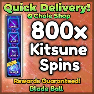 Blade Ball Kitsune Spins