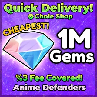 Anime Defenders Gems