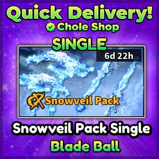 Single Snowveil Pack