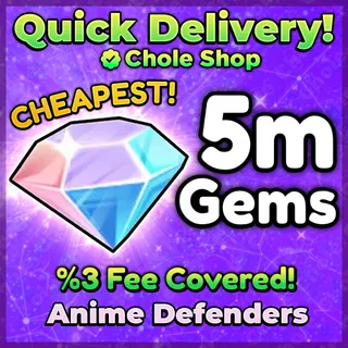 Anime Defenders Gems