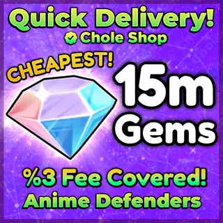 Anime Defenders Gems